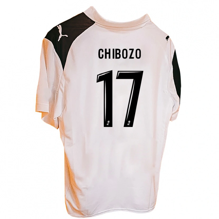 Danxen Mulher Camisola Josué Chibozo #17 Preto Branco Principal 2025/26 Camisa