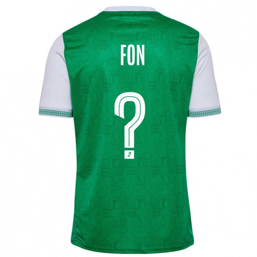 Danxen Mulher Camisola Welma Fon #0 Verde Branco Principal 2025/26 Camisa