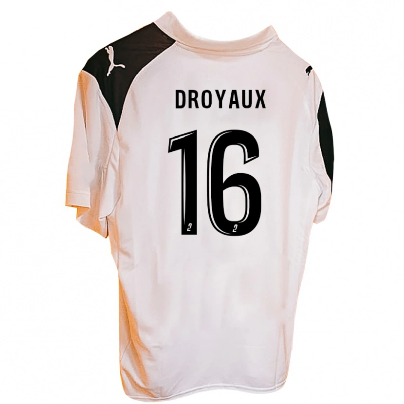 Danxen Mulher Camisola Lucas Droyaux #16 Laranja Preto Principal 2025/26 Camisa