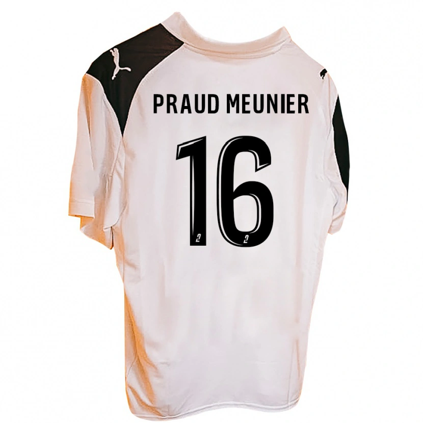 Danxen Mulher Camisola Nolhan Praud Meunier #16 Laranja Preto Principal 2025/26 Camisa