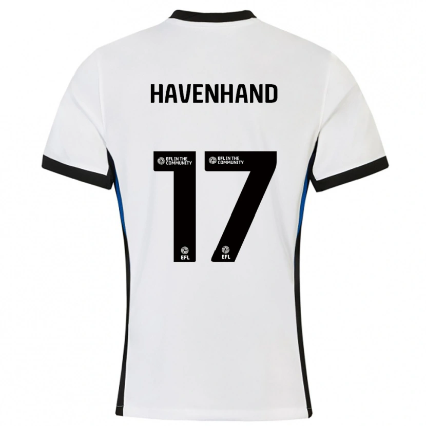 Danxen Mulher Camisola Kurtis Havenhand #17 Branco Azul Alternativa 2025/26 Camisa