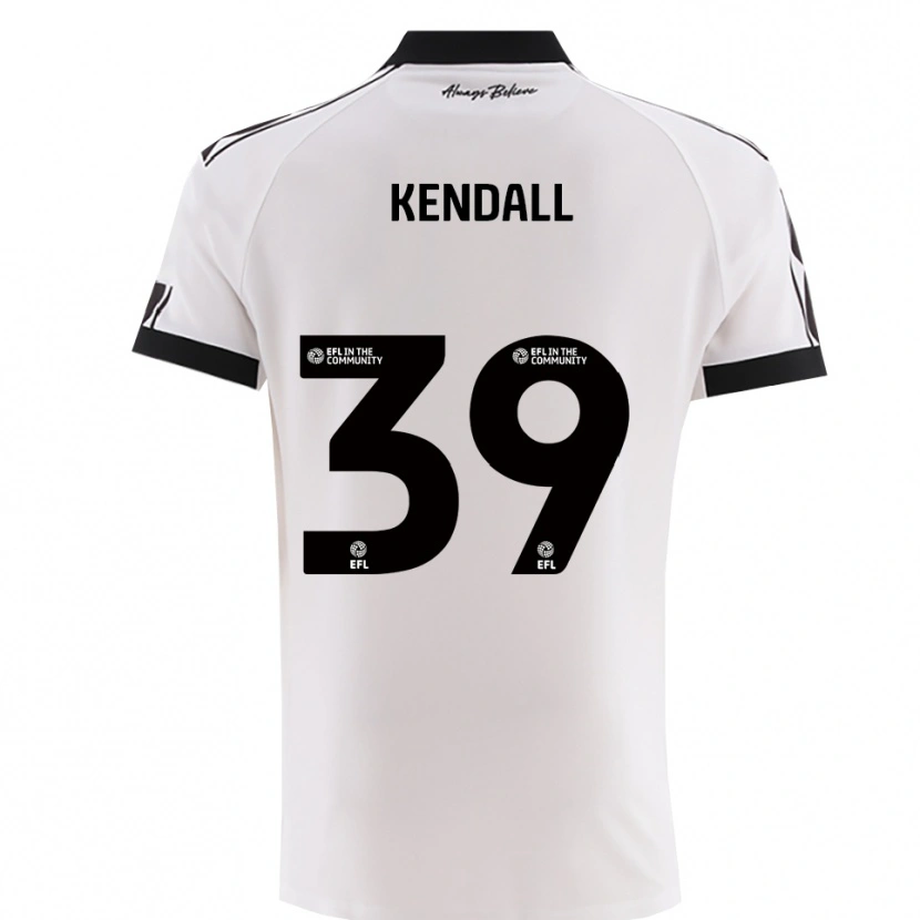 Danxen Mulher Camisola Maya Kendall #39 Branco Preto Alternativa 2025/26 Camisa