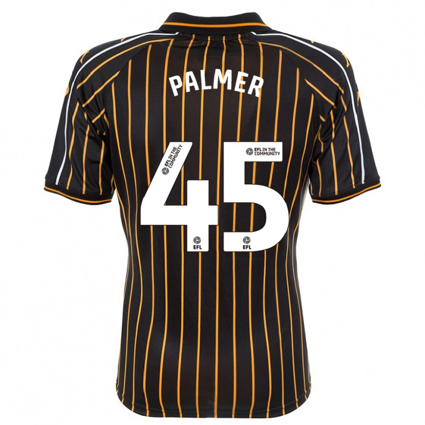 Danxen Mulher Camisola Kasey Palmer #45 Branco Preto Alternativa 2025/26 Camisa