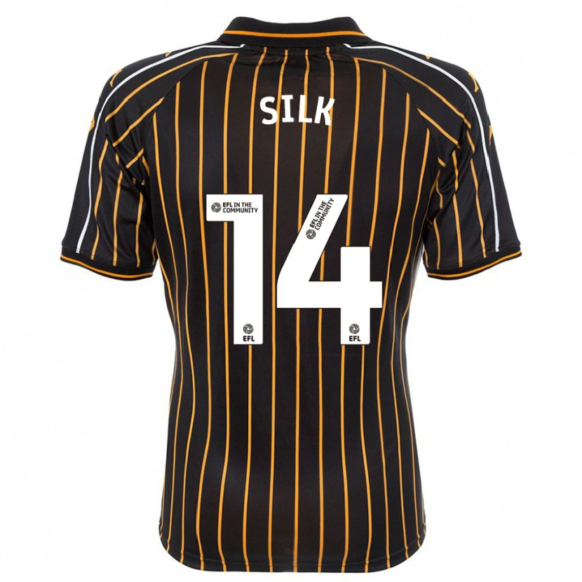 Danxen Mulher Camisola Reuben Silk #14 Branco Preto Alternativa 2025/26 Camisa