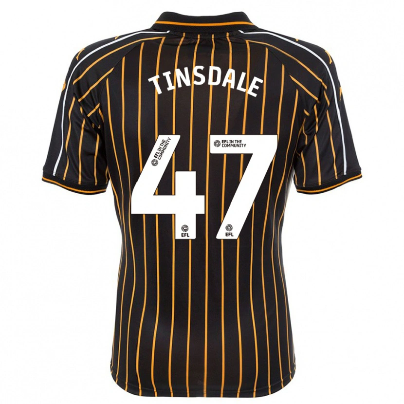 Danxen Mulher Camisola Nathan Tinsdale #47 Branco Preto Alternativa 2025/26 Camisa