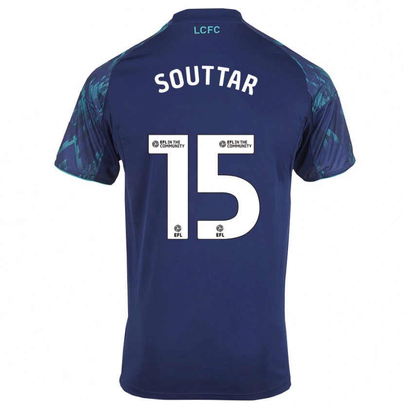 Danxen Mulher Camisola Harry Souttar #15 Azul Marinho Verde Branco Alternativa 2025/26 Camisa