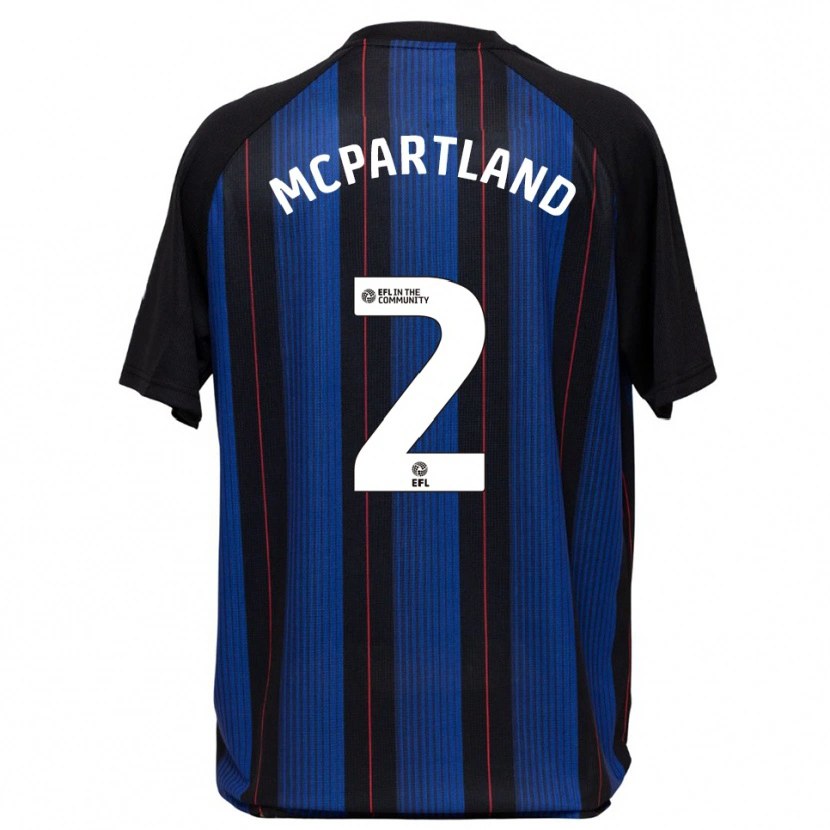 Danxen Mulher Camisola Will Mcpartland #2 Azul Preto Alternativa 2025/26 Camisa