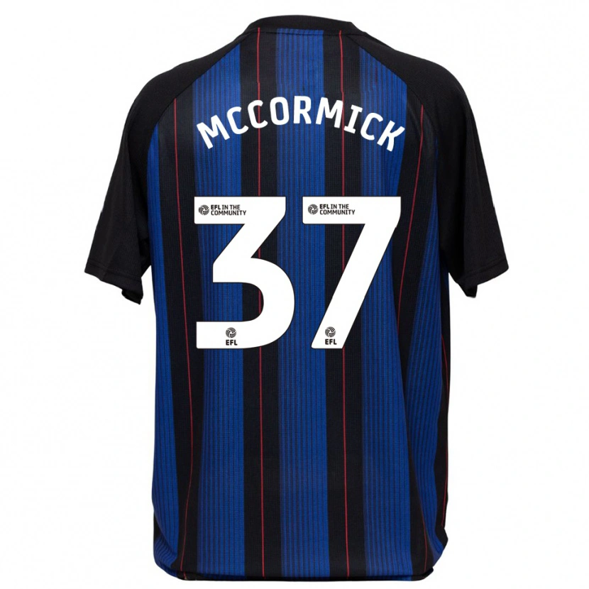 Danxen Mulher Camisola George Mccormick #37 Azul Preto Alternativa 2025/26 Camisa