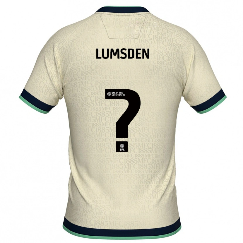 Danxen Mulher Camisola Beth Lumsden #0 Champagne Azul Marinho Alternativa 2025/26 Camisa