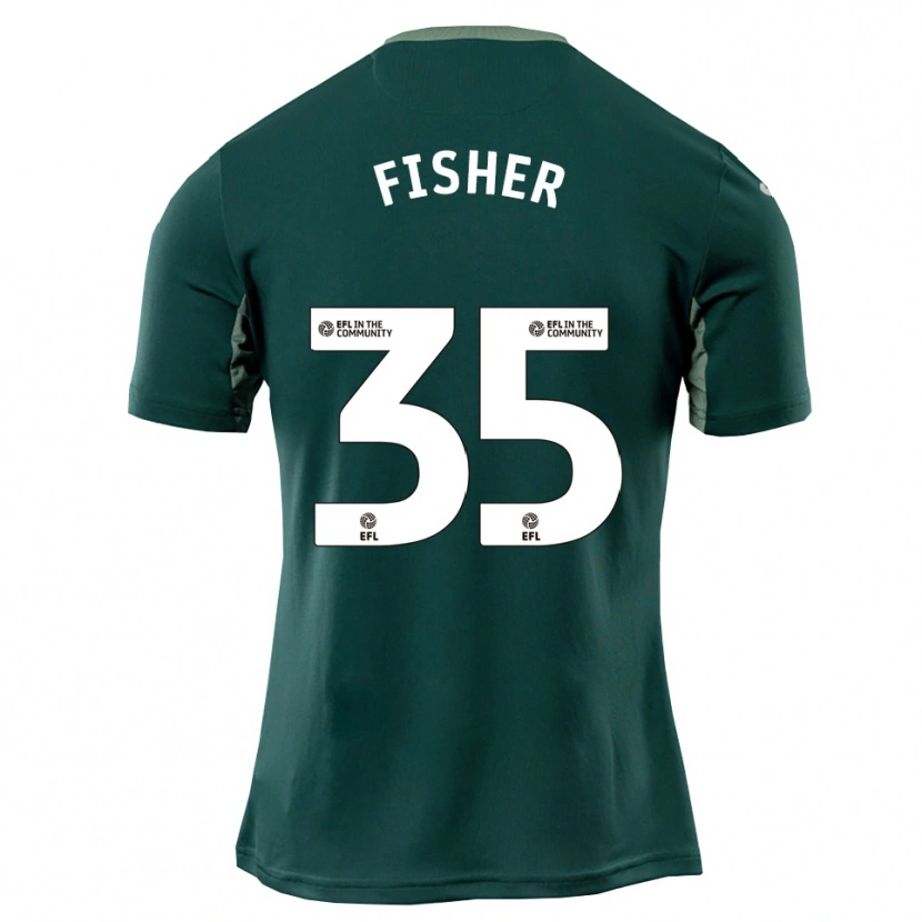 Danxen Mulher Camisola Kellen Fisher #35 Verde Branco Roxo Alternativa 2025/26 Camisa