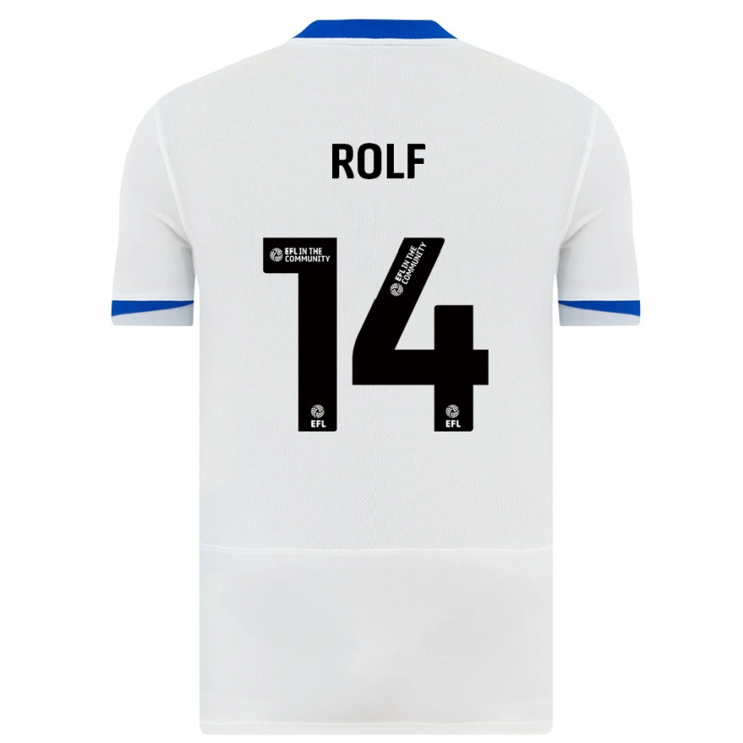 Danxen Mulher Camisola Annie Rolf #14 Branco Preto Alternativa 2025/26 Camisa
