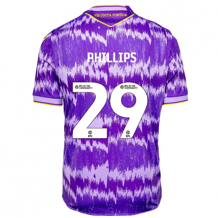 Danxen Mulher Camisola D'margio Wright-Phillips #29 Roxo Amarelo Alternativa 2025/26 Camisa