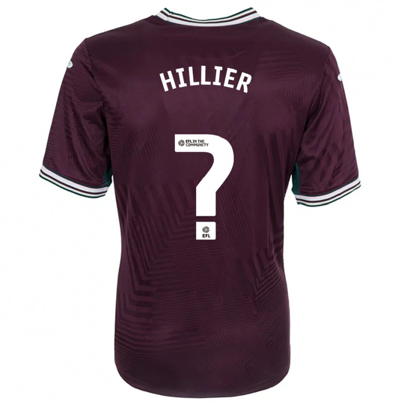 Danxen Mulher Camisola Rohan Hillier #0 Ferrugem Vermelho Branco Alternativa 2025/26 Camisa