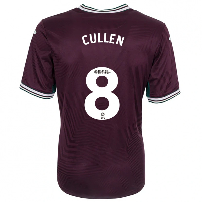 Danxen Mulher Camisola Rachel Cullen #8 Ferrugem Vermelho Branco Alternativa 2025/26 Camisa