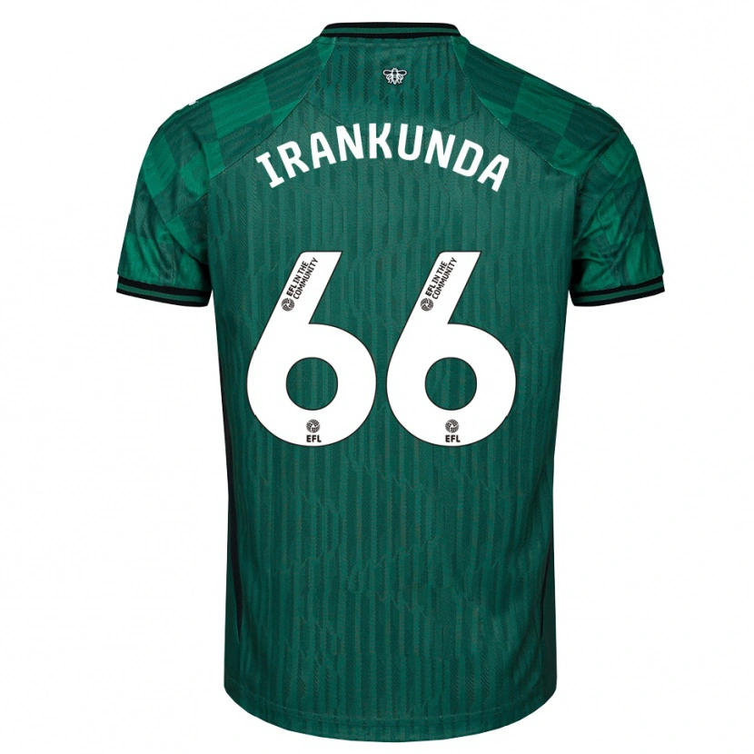 Danxen Mulher Camisola Nestory Irankunda #66 Verde Preto Alternativa 2025/26 Camisa