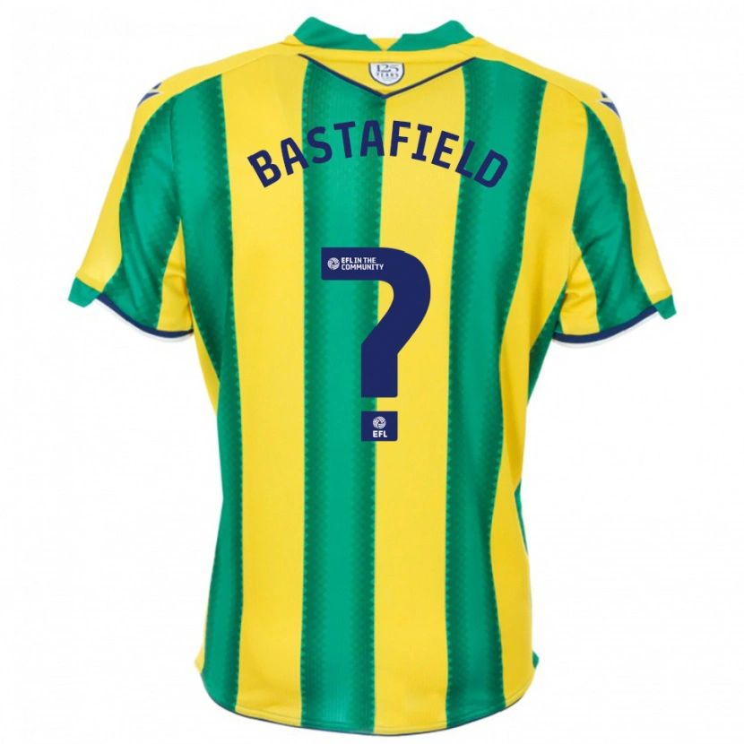 Danxen Mulher Camisola Reece Bastafield #0 Amarelo Verde Alternativa 2025/26 Camisa
