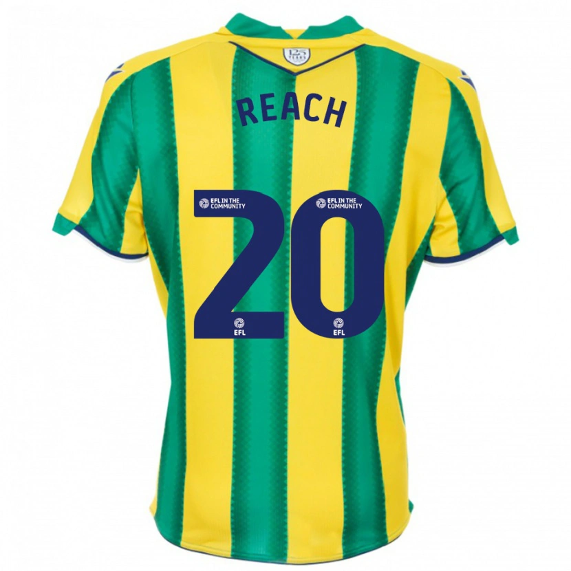Danxen Mulher Camisola Adam Reach #20 Amarelo Verde Alternativa 2025/26 Camisa