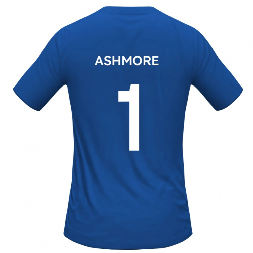 Danxen Mulher Camisola Nathan Ashmore #1 Azul Celeste Alternativa 2025/26 Camisa