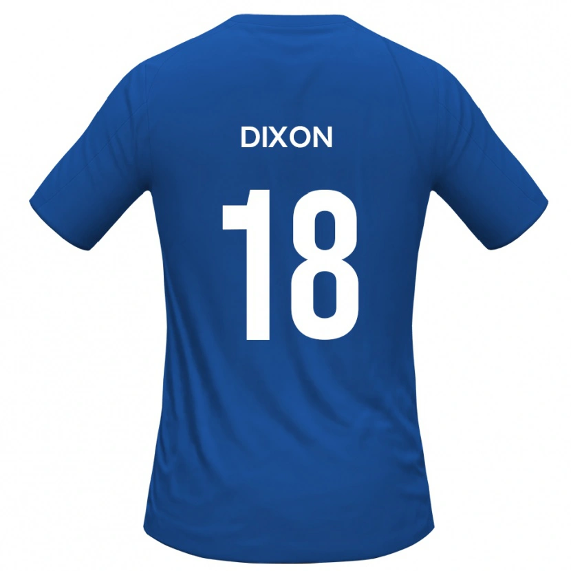 Danxen Mulher Camisola Junior Dixon #18 Azul Celeste Alternativa 2025/26 Camisa