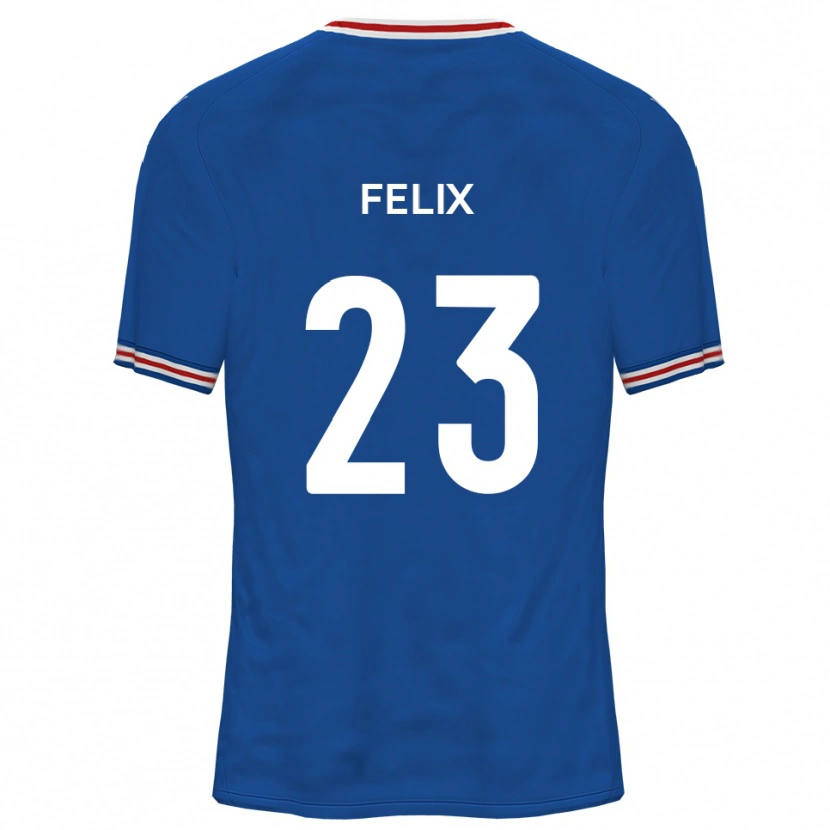 Danxen Mulher Camisola Joe Felix #23 Azul Dodger Alternativa 2025/26 Camisa