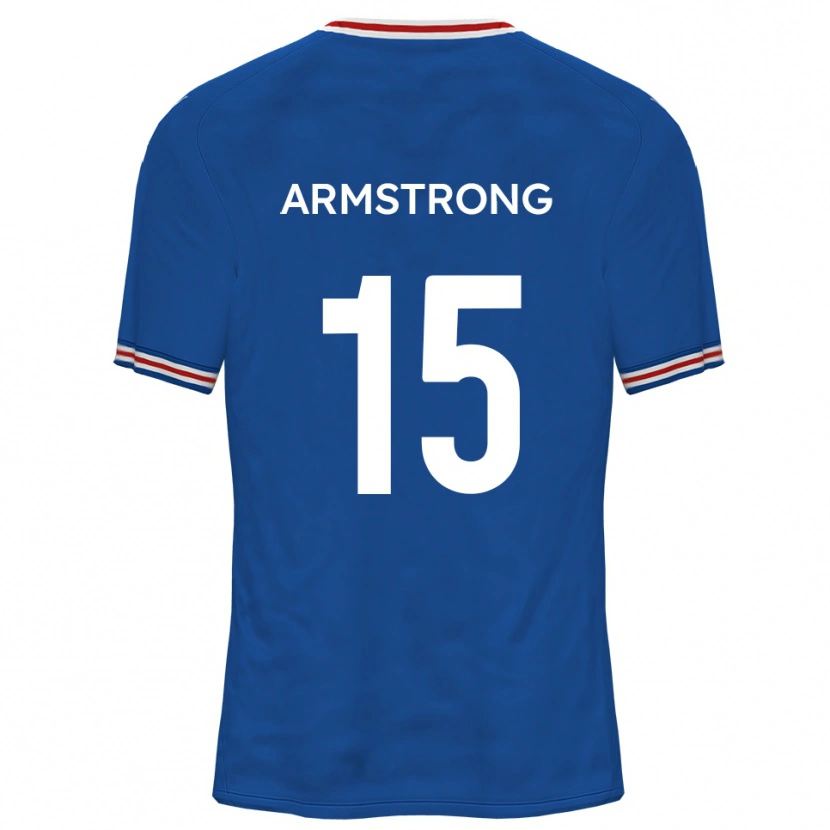 Danxen Mulher Camisola Marvin Armstrong #15 Azul Dodger Alternativa 2025/26 Camisa