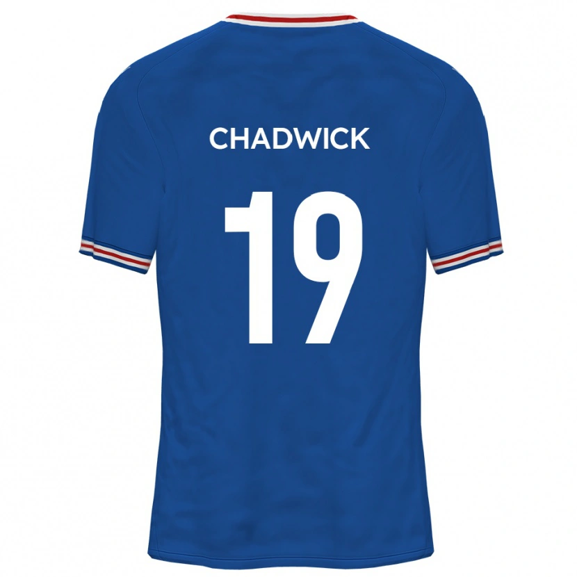 Danxen Mulher Camisola Billy Chadwick #19 Azul Dodger Alternativa 2025/26 Camisa