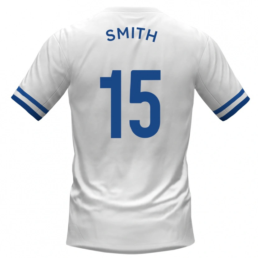 Danxen Mulher Camisola Will Smith #15 Branco Azul Alternativa 2025/26 Camisa