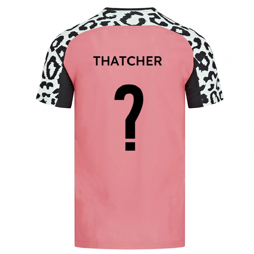 Danxen Mulher Camisola Katie Thatcher #0 Rosa Preto Alternativa 2025/26 Camisa