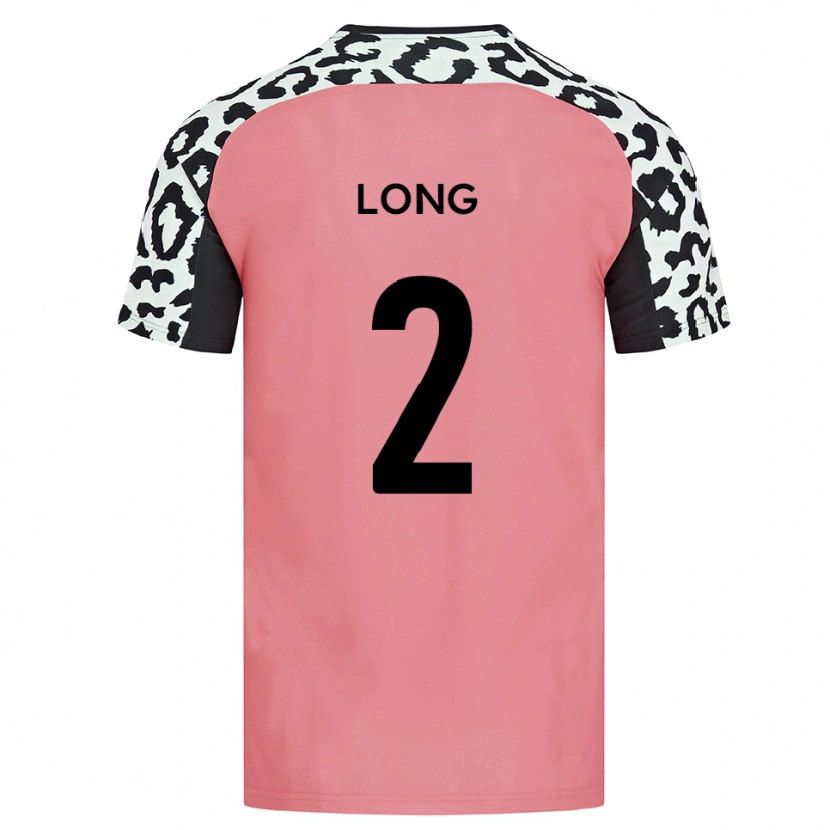 Danxen Mulher Camisola Sean Long #2 Rosa Preto Alternativa 2025/26 Camisa