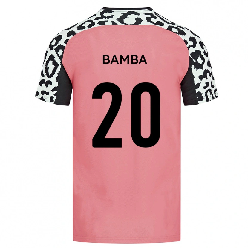Danxen Mulher Camisola Yahya Bamba #20 Rosa Preto Alternativa 2025/26 Camisa