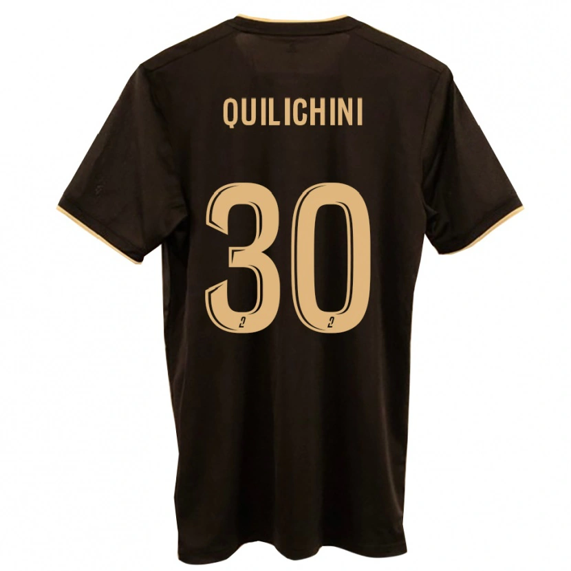 Danxen Mulher Camisola Ghjuvanni Quilichini #30 Azul Vermelho Alternativa 2025/26 Camisa