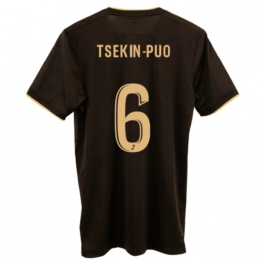 Danxen Mulher Camisola Lenny Tsekin-Puo #6 Azul Vermelho Alternativa 2025/26 Camisa