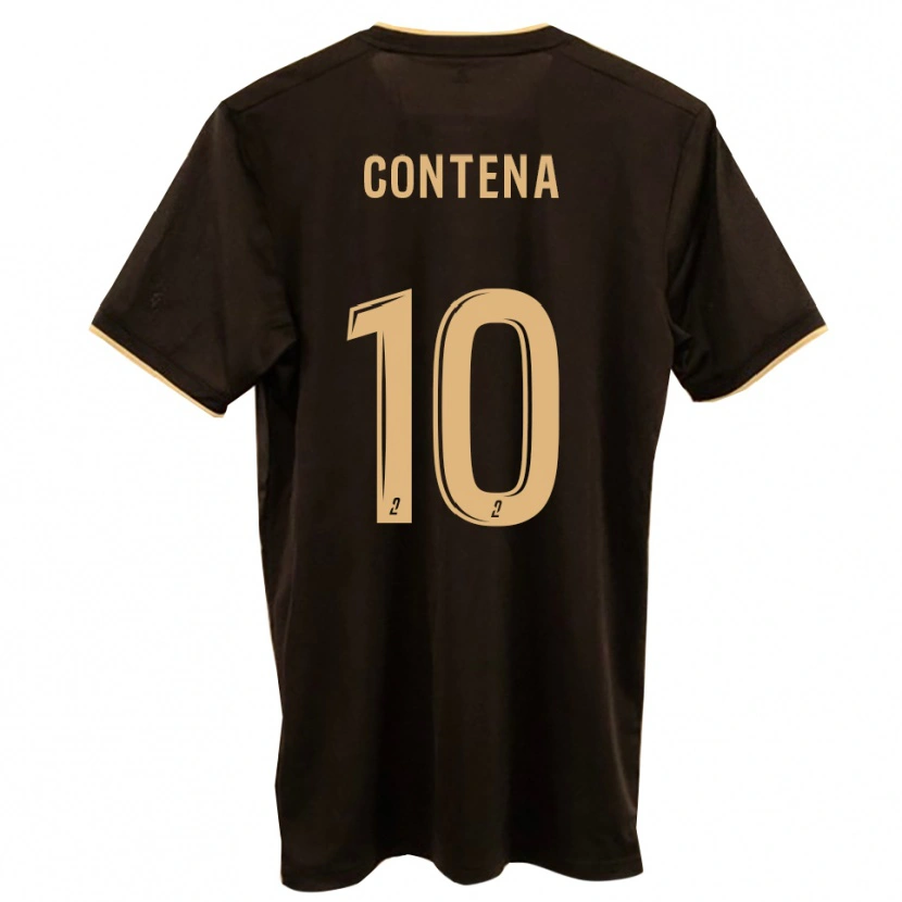 Danxen Mulher Camisola Ryan Contena #10 Azul Vermelho Alternativa 2025/26 Camisa