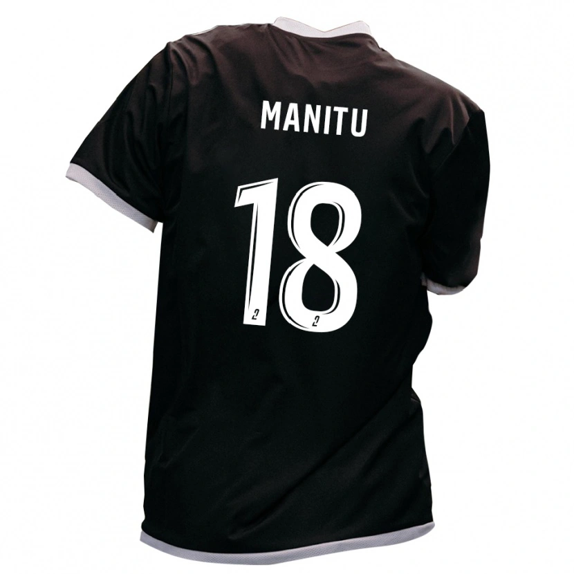 Danxen Mulher Camisola Messy Manitu #18 Preto Dourado Alternativa 2025/26 Camisa