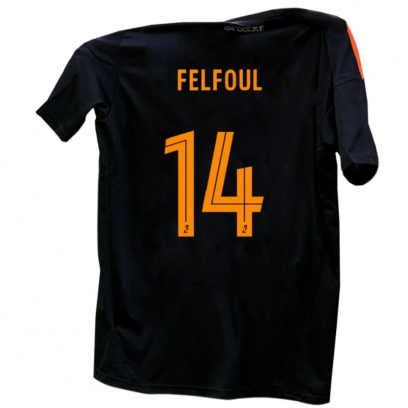 Danxen Mulher Camisola Wassim Felfoul #14 Branco Vermelho Alternativa 2025/26 Camisa
