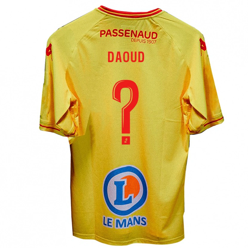 Danxen Mulher Camisola Yanis Daoud #0 Amarelo Alternativa 2025/26 Camisa