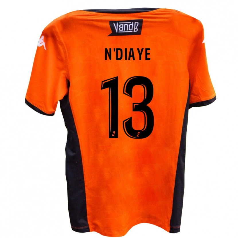 Danxen Mulher Camisola Tijane N'diaye #13 Branco Preto Alternativa 2025/26 Camisa