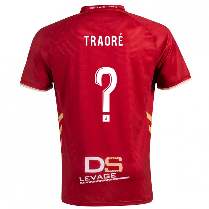 Danxen Mulher Camisola Sadia Traoré #0 Borgonha Dourado Alternativa 2025/26 Camisa