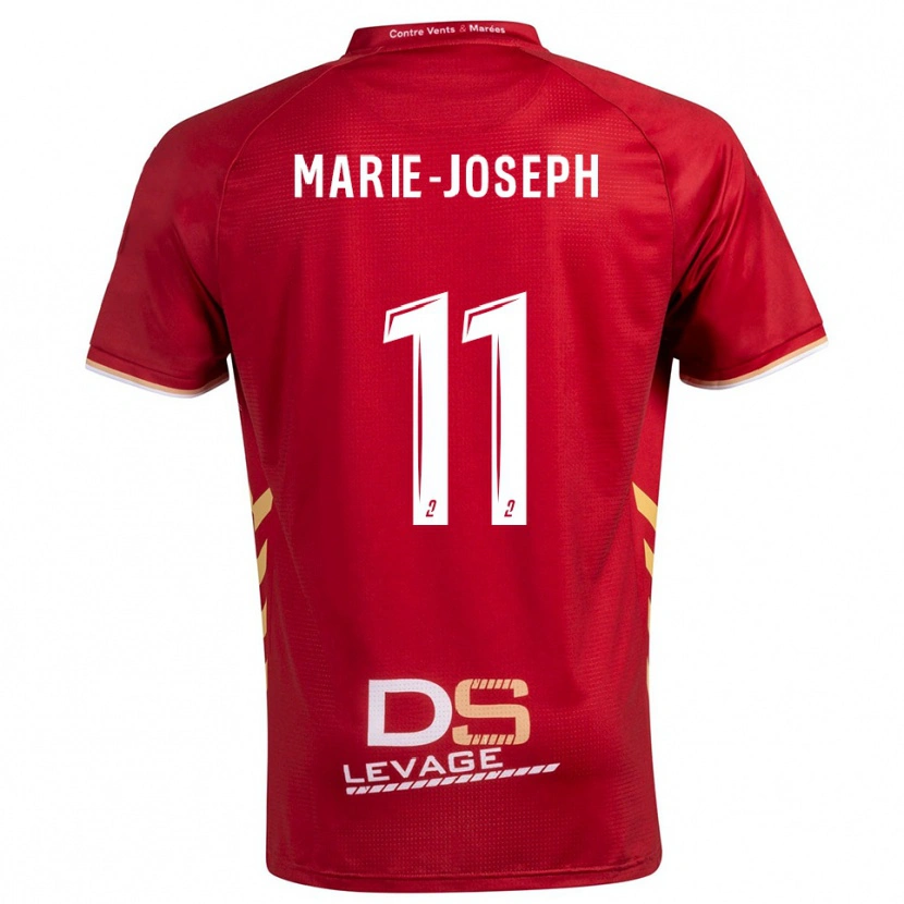 Danxen Mulher Camisola Thomas Marie-Joseph #11 Borgonha Dourado Alternativa 2025/26 Camisa