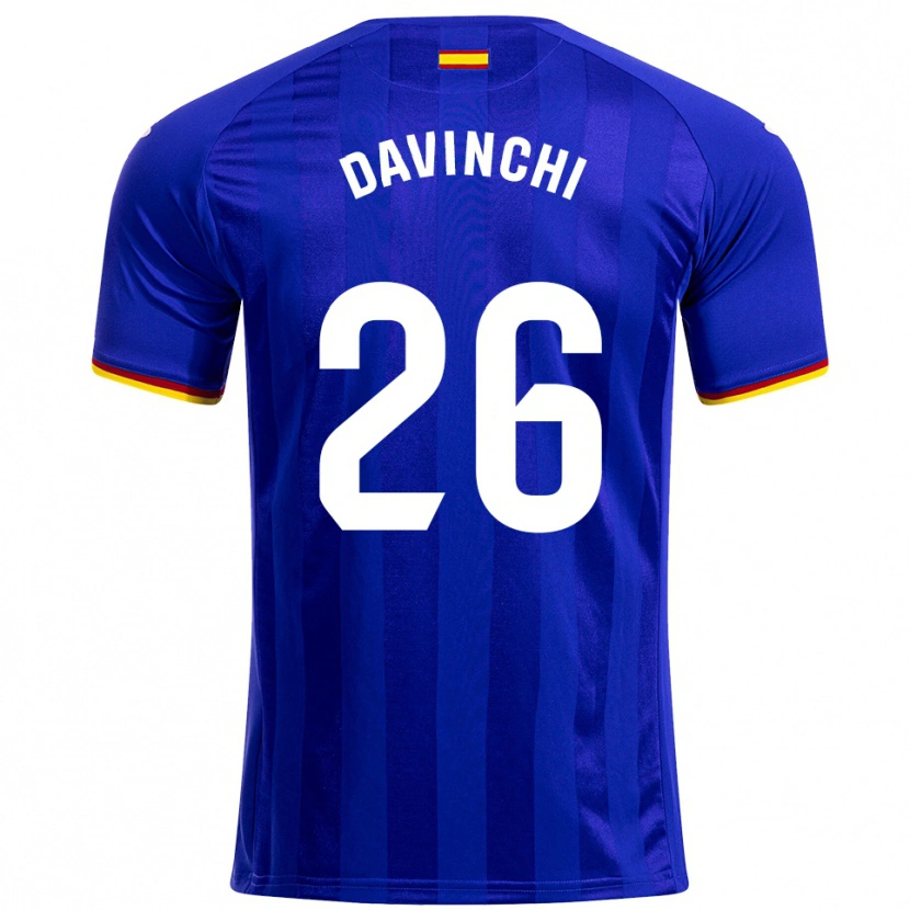 Danxen Criança Camisola Davinchi #26 Azul Vermelho Amarelo Principal 2025/26 Camisa