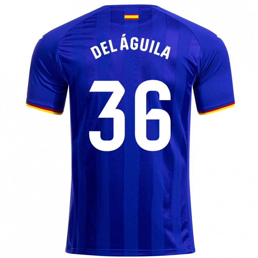 Danxen Criança Camisola Ángel Del Águila #36 Azul Vermelho Amarelo Principal 2025/26 Camisa