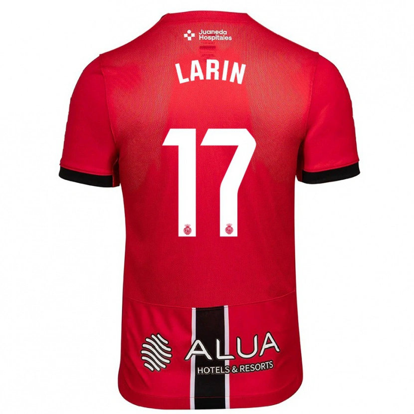 Danxen Criança Camisola Cyle Larin #17 Vermelho Preto Principal 2025/26 Camisa