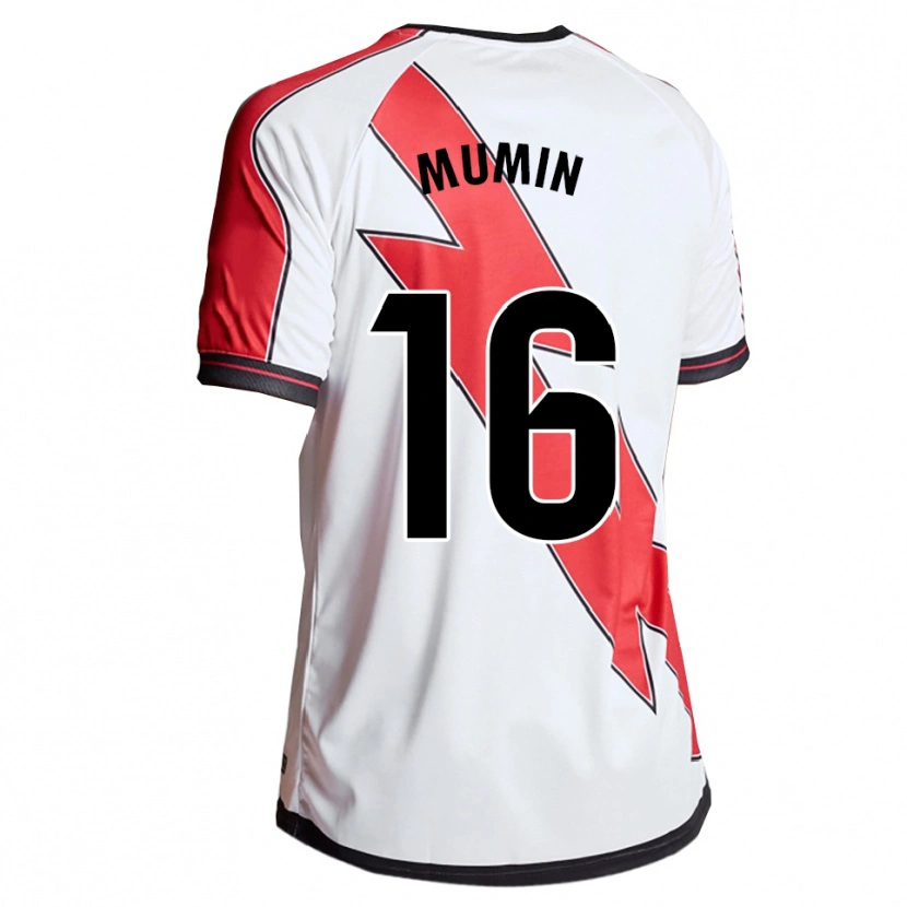 Danxen Criança Camisola Abdul Mumin #16 Branco Vermelho Principal 2025/26 Camisa