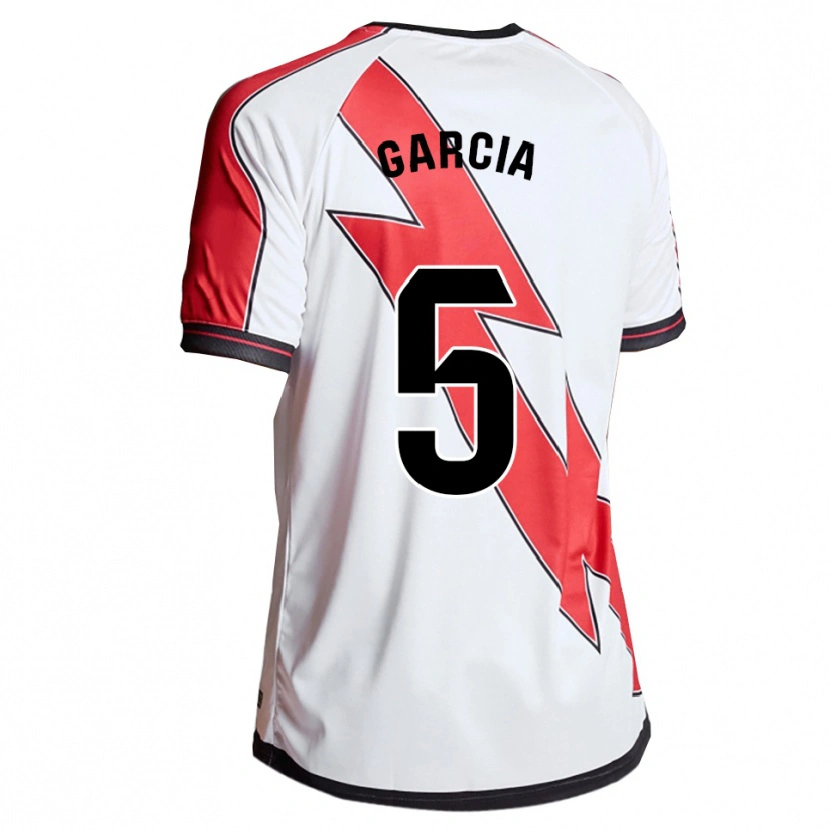 Danxen Criança Camisola Miguel García #5 Branco Vermelho Principal 2025/26 Camisa