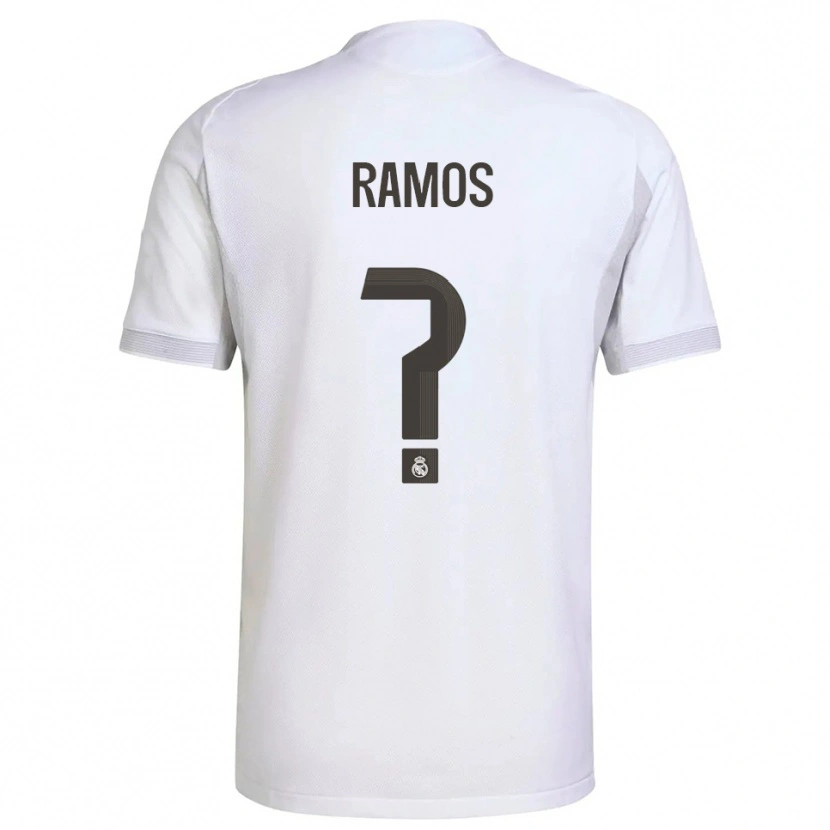 Danxen Criança Camisola Yeremaiah Ramos #0 Branco Amarelo Principal 2025/26 Camisa