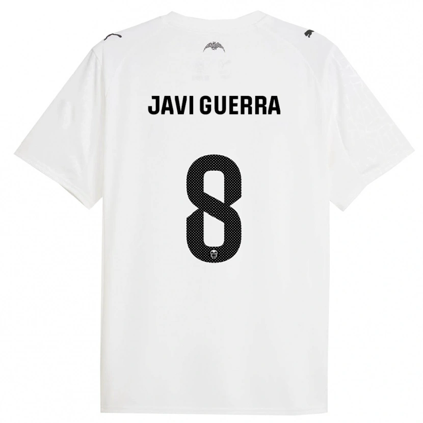 Danxen Criança Camisola Javi Guerra #8 Branco Preto Principal 2025/26 Camisa