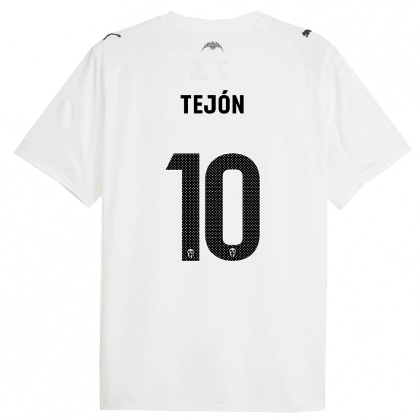 Danxen Criança Camisola Martín Tejón #10 Branco Preto Principal 2025/26 Camisa
