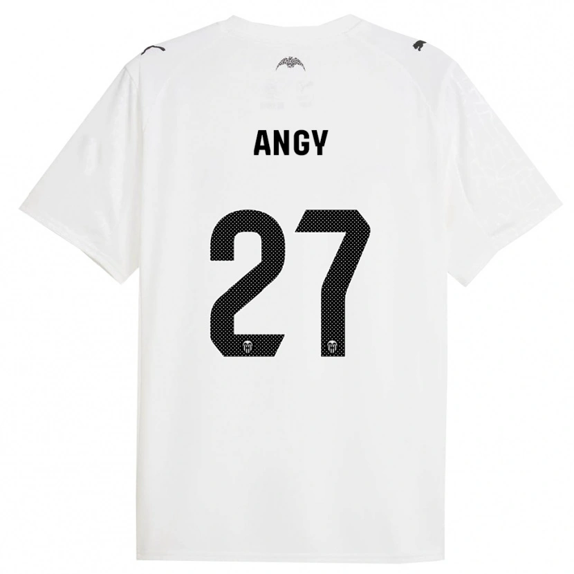 Danxen Criança Camisola Angy #27 Branco Preto Principal 2025/26 Camisa