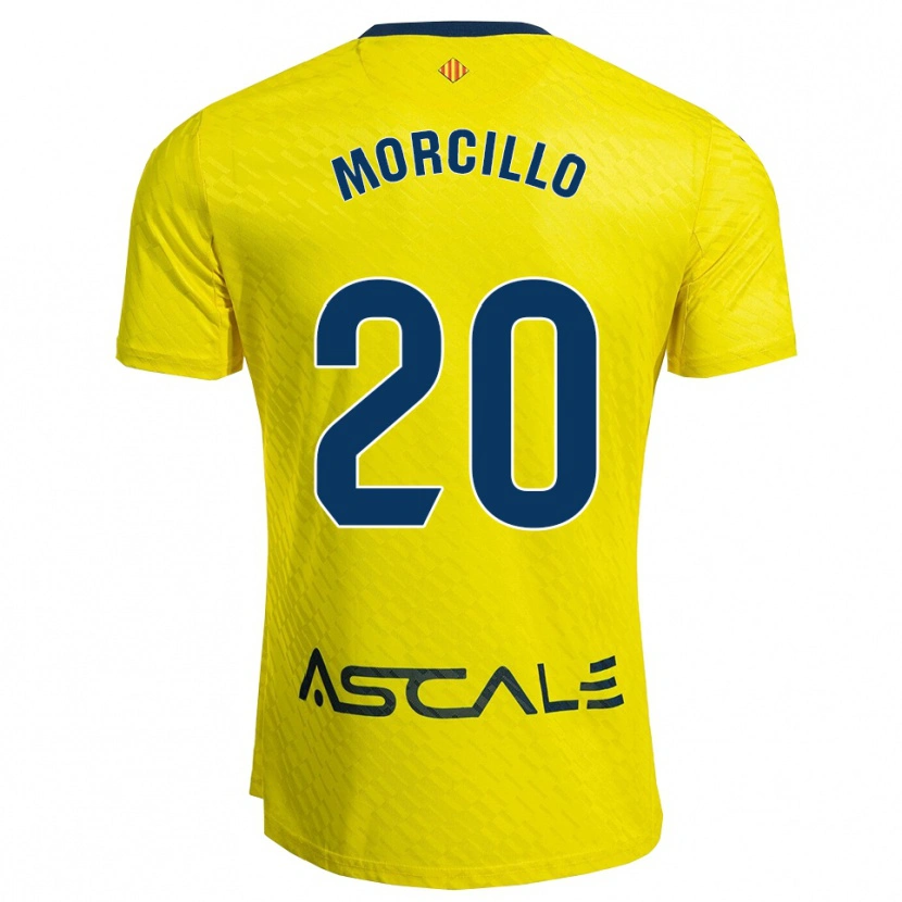 Danxen Criança Camisola Raquel Morcillo #20 Amarelo Marinho Principal 2025/26 Camisa