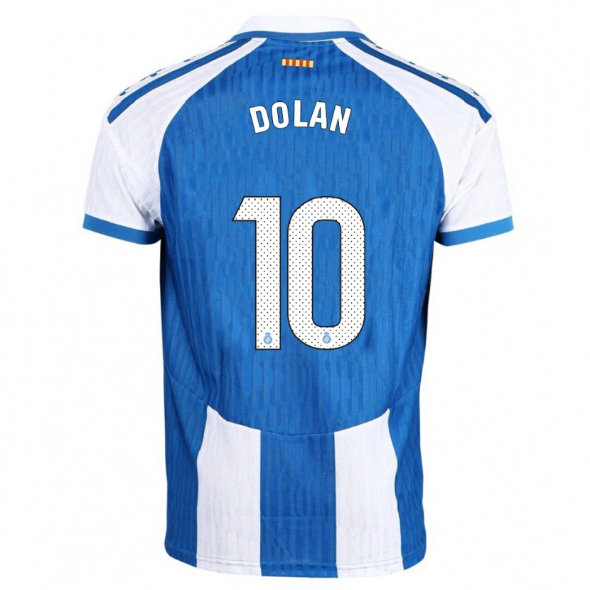Danxen Criança Camisola Tyrhys Dolan #10 Azul Branco Principal 2025/26 Camisa